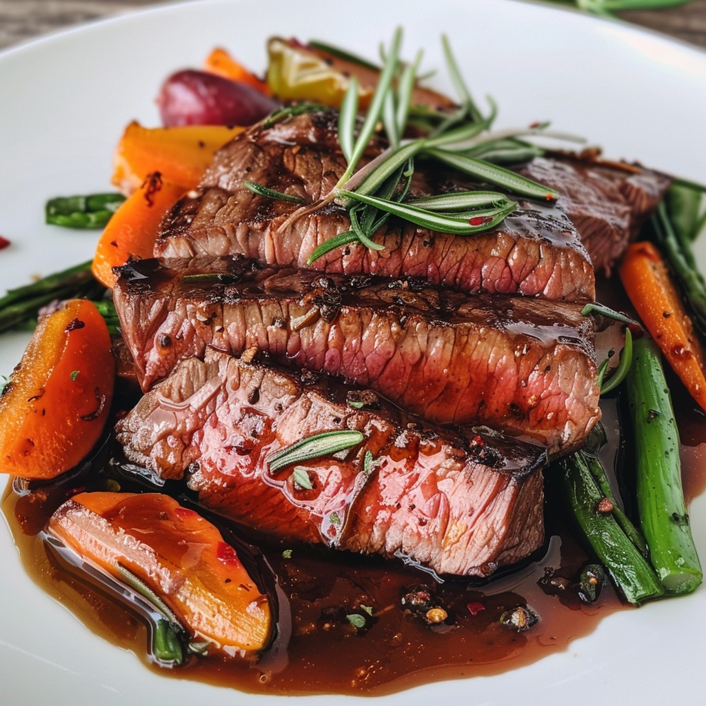 sirloin steak roast potatoes